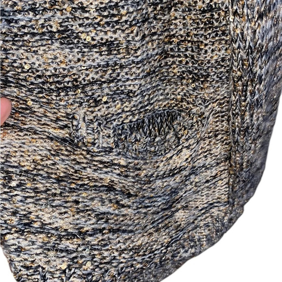 Vintage jaclyn smith plus size black Gold Sequin cardigan Fall Holiday Christmas - Picture 4 of 7